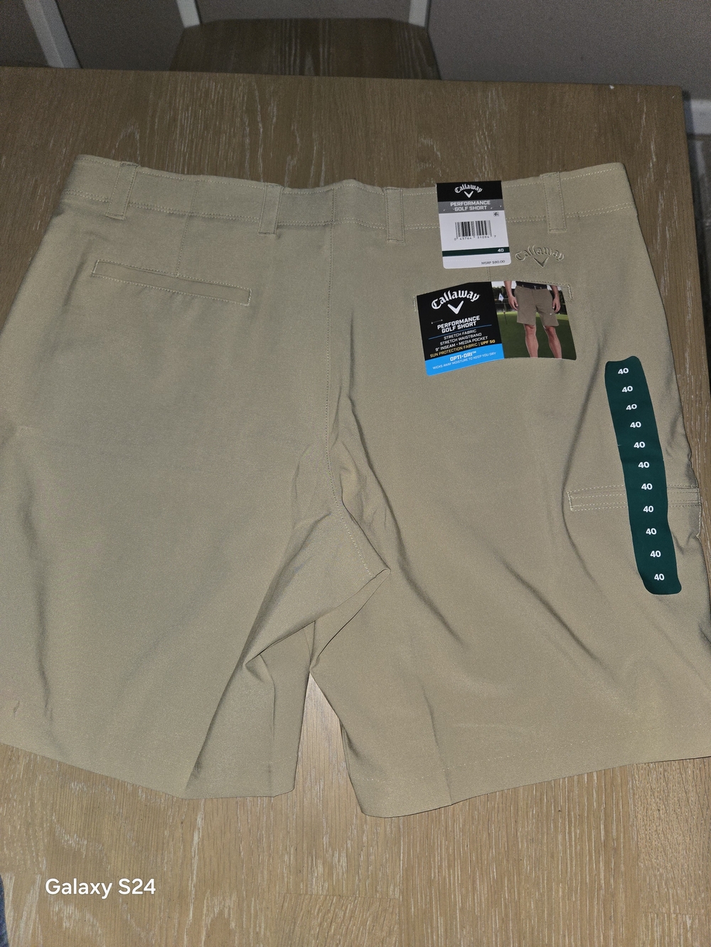 Callaway Men’s Golf Hybrid Shorts — Khaki